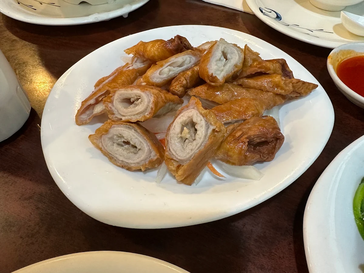 deep fried pork intestine 炸大肠, Kwan Luck Restaurant